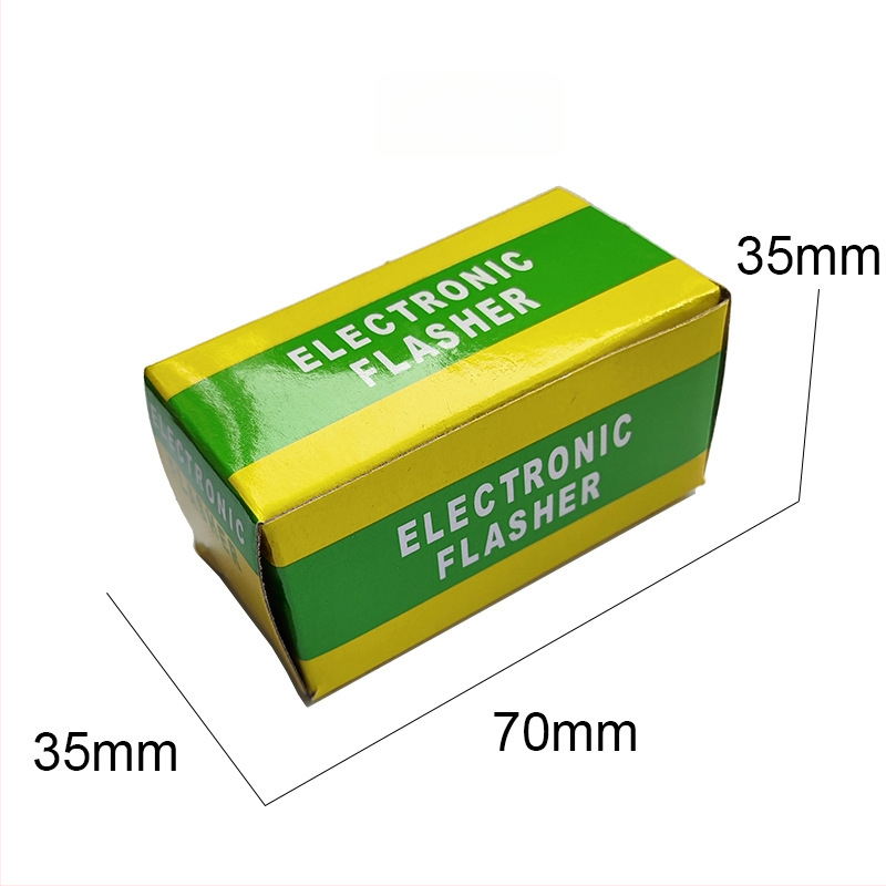 Releu LED pentru semnalizare auto, cilindric transparent, 12V, 2 pini, cu fir