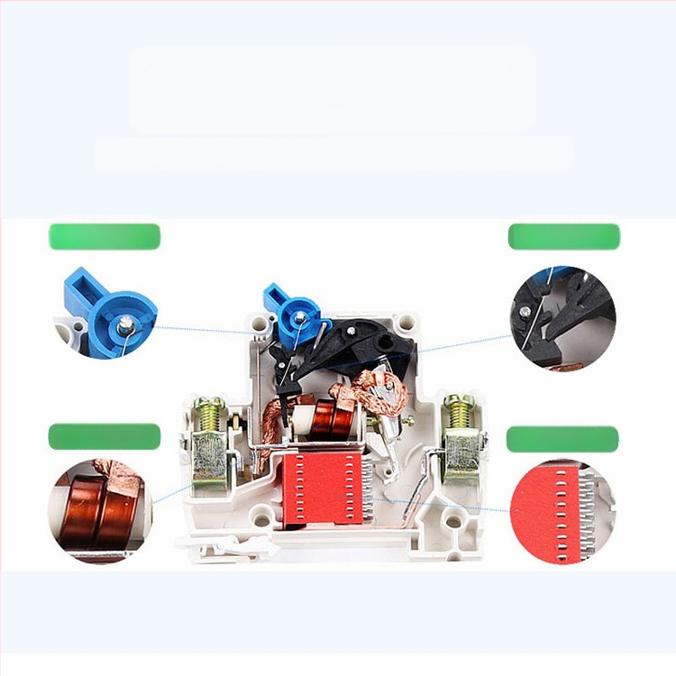 DZ47-125 întrerupător de circuit mini pentru uz casnic, 1P 2P 3P 4P, 80A 100A 125A