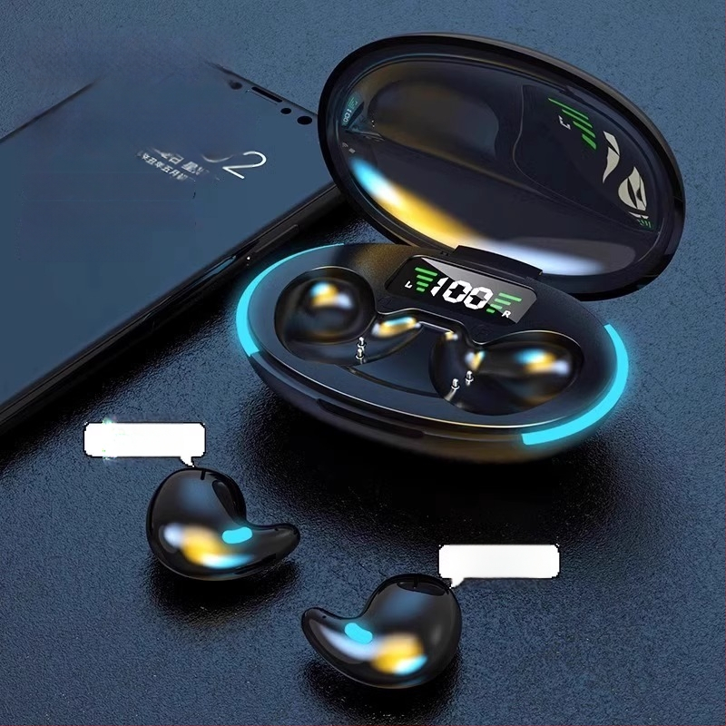 Căști Bluetooth pentru somn cu anulare activă a zgomotului, in-ear, confort pentru somnul pe o parte, izolare fonică pentru bărbați și femei