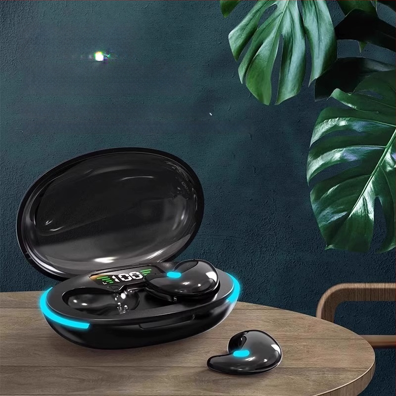 Căști Bluetooth pentru somn cu anulare activă a zgomotului, in-ear, confort pentru somnul pe o parte, izolare fonică pentru bărbați și femei