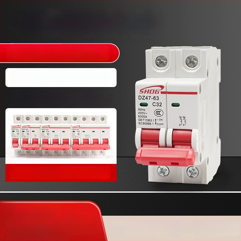 DZ47-2P întrerupător de circuit mini, tip șină C45, 32A