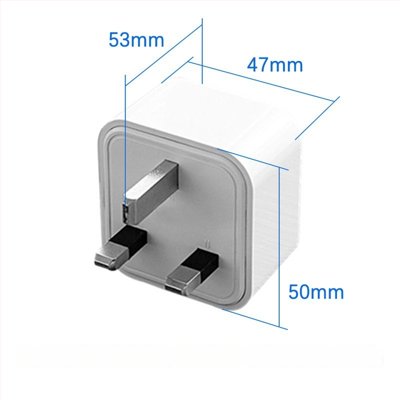 Adaptor UK către priză domestică cu prize multiple, 1 la 2 prize, convertor de mufă britanic, priză de călătorie pentru Hong Kong și Macao