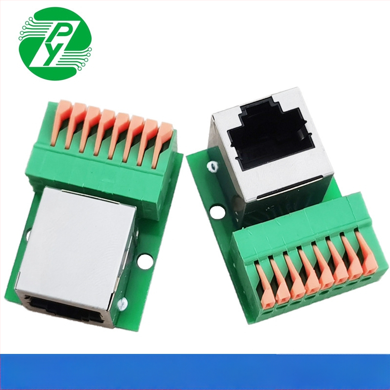 RJ45 bloc terminal fără sudură, adaptor de date pentru montaj pe șină