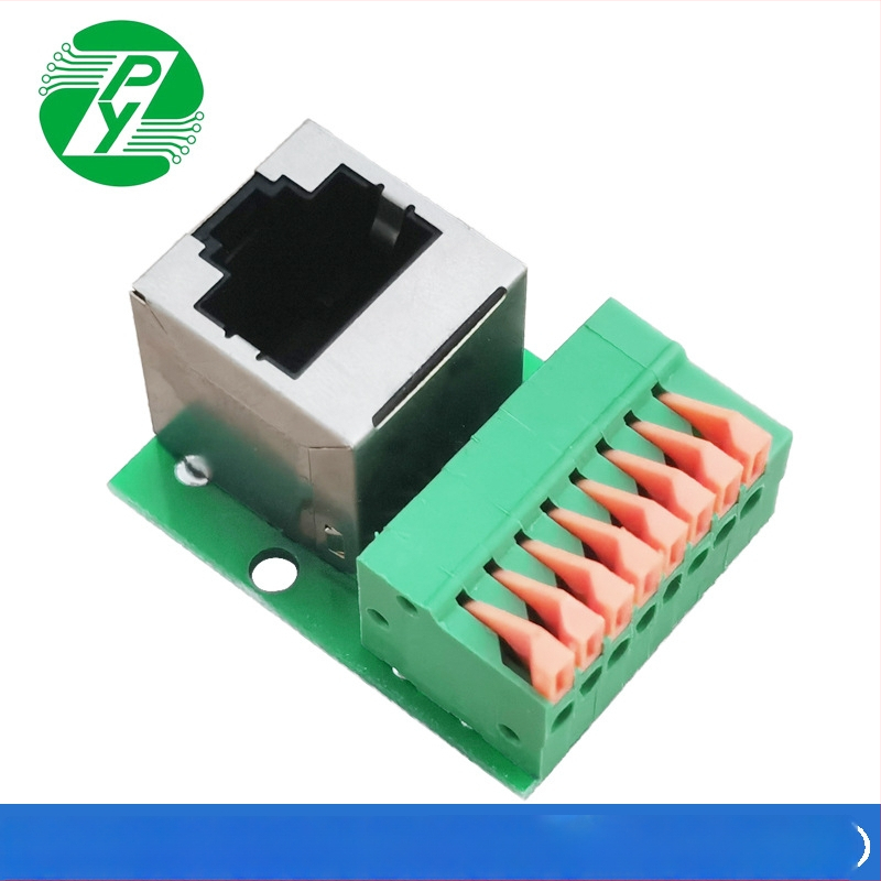 RJ45 bloc terminal fără sudură, adaptor de date pentru montaj pe șină