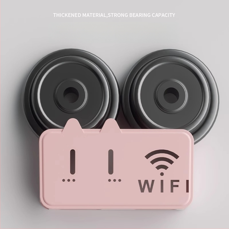 Cutie de stocare pentru router WiFi și organizator de cabluri, cu două etaje
