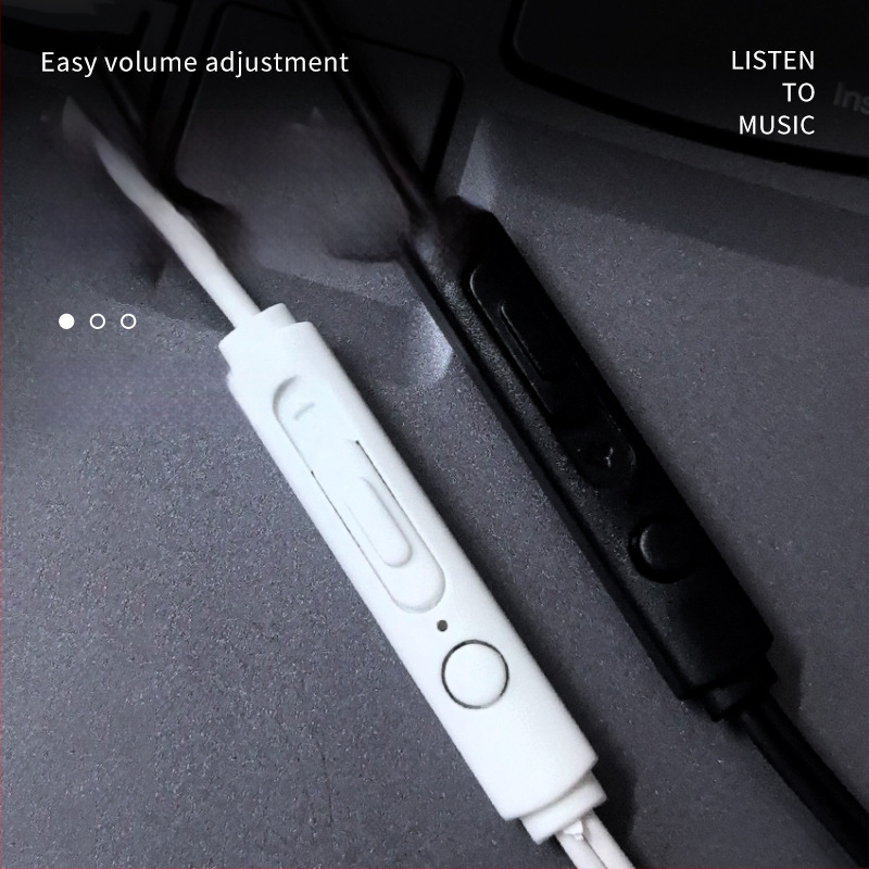 Căști cu fir clip-on, USB-C / 3,5 mm, sunet de înaltă calitate, durabile, design non-in-ear, universale pentru telefoane și calculatoare, cablu prelungit