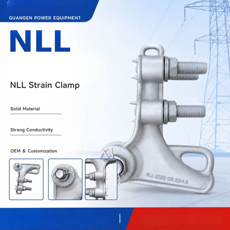NLL Clema de tensiune cu șurub din aliaj de aluminiu pentru linii electrice