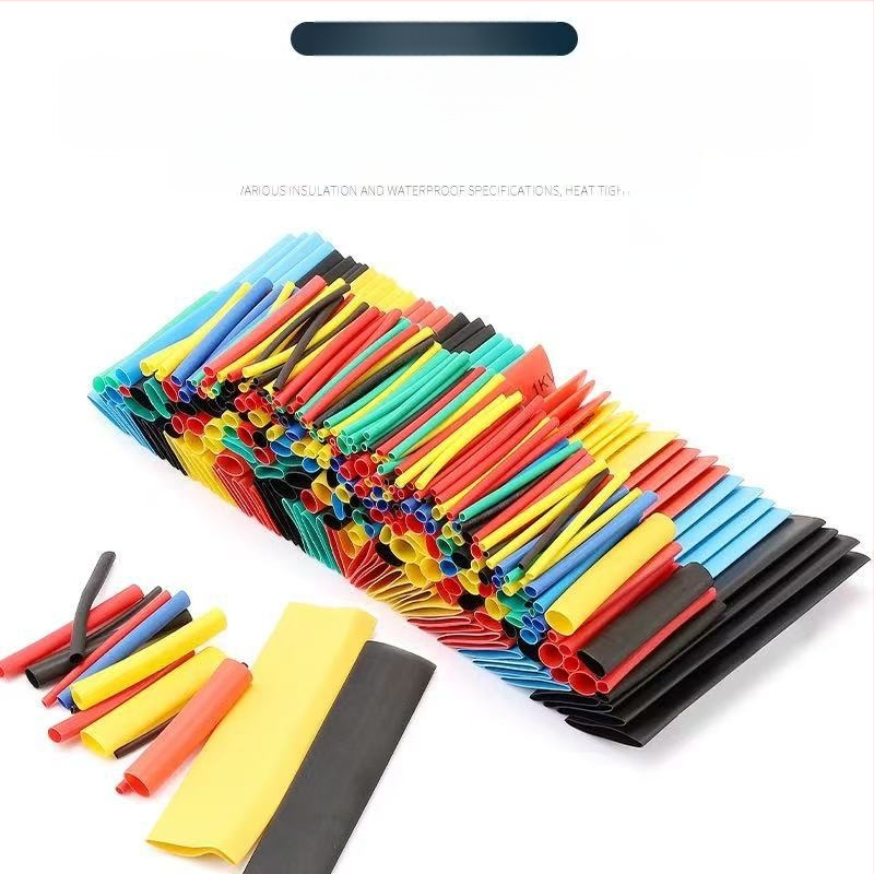 Set tuburi termo-contractile bi-color pentru DIY casnic, protecție izolatoare pentru fire electrice