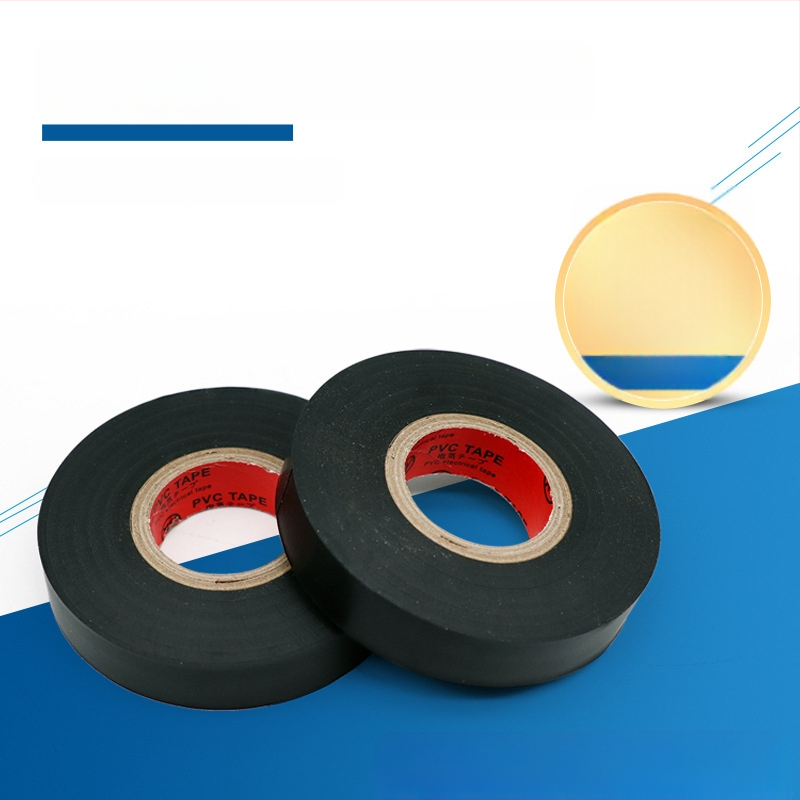 Bandă izolatoare PVC pentru electricitate, impermeabilă, cu o singură față, 30 m lungime, 16 mm lățime, adeziv pe bază de cauciuc, multicoloră