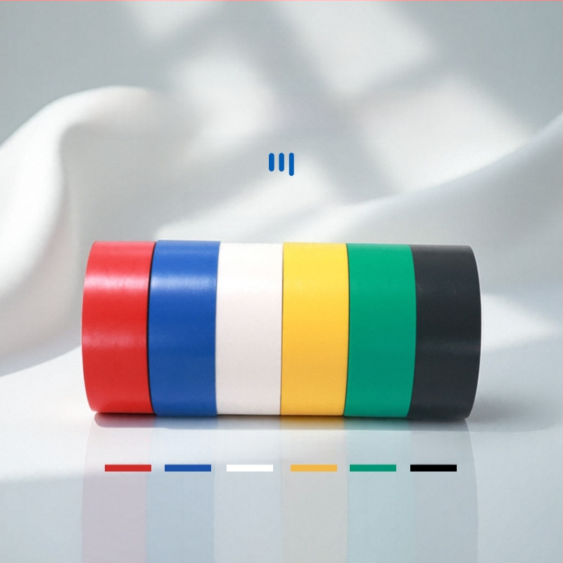 Bandă izolatoare din PVC, lățime 2,5 cm, impermeabilă și rezistentă la temperaturi înalte, neagră, bicolor ignifugă
