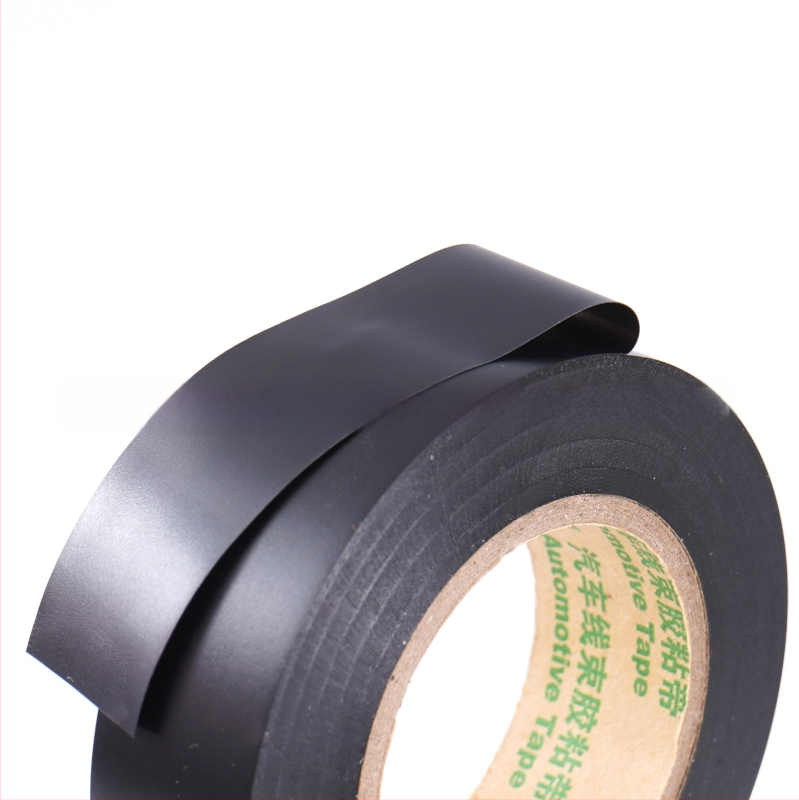 Bandă PVC pentru electricieni, rezistență la 125°C, grosime sporită, rezistentă la uzură, aderență înaltă, fără urme, negru și portocaliu, pentru cabluri
