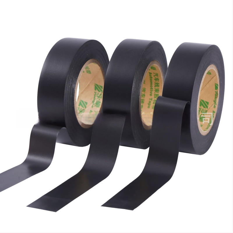 Bandă PVC pentru electricieni, rezistență la 125°C, grosime sporită, rezistentă la uzură, aderență înaltă, fără urme, negru și portocaliu, pentru cabluri