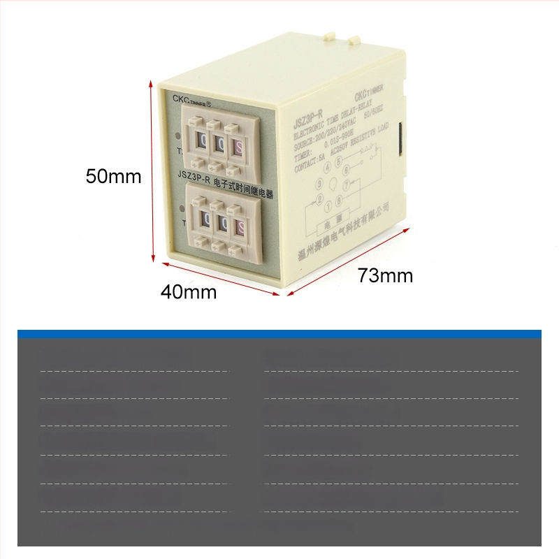 JSZ3P-R ST3P-R ST5P-R releu electronic de timp ciclic, precizie înaltă, 220V, cu bază