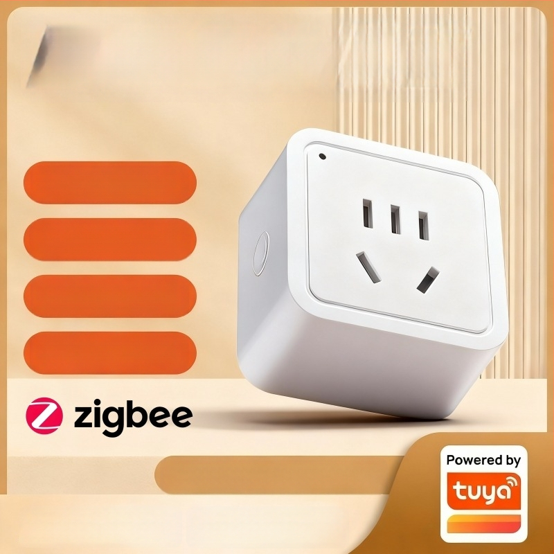 Priză Zigbee inteligentă 10A/16A, standard național cu 5 pini, temporizator
