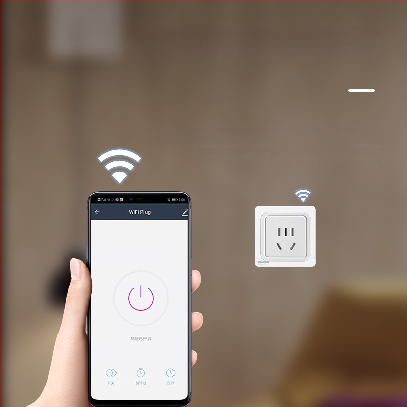 Priză Zigbee inteligentă 10A/16A, standard național cu 5 pini, temporizator