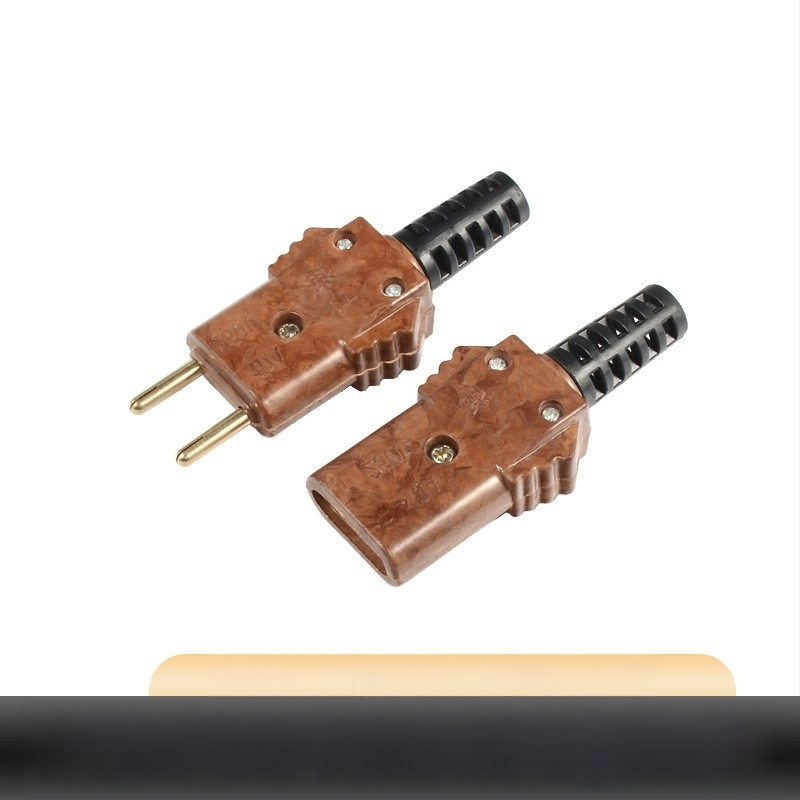Conector Bakelit pentru alimentare iluminat de scenă, 10A, nucleu de cupru, conectori docking masculin și feminin