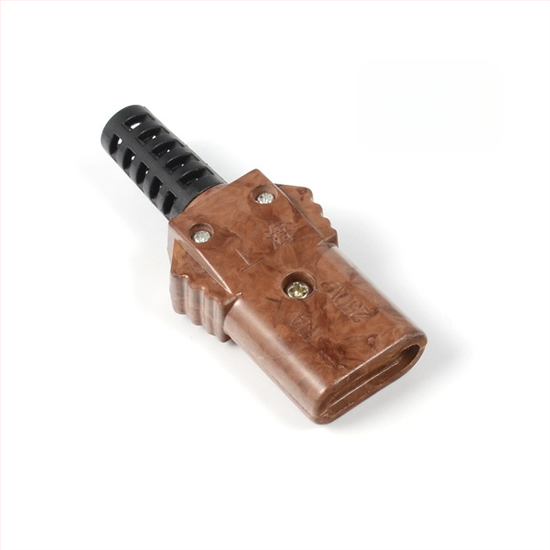 Conector Bakelit pentru alimentare iluminat de scenă, 10A, nucleu de cupru, conectori docking masculin și feminin