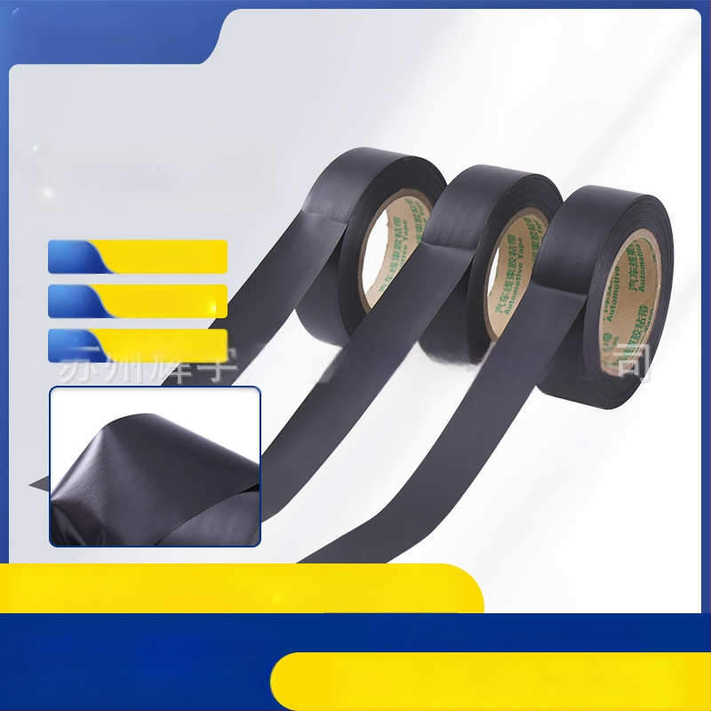 Bandă PVC pentru conducte electrice și țevi de canalizare, neagră, 50 mm x 20 m