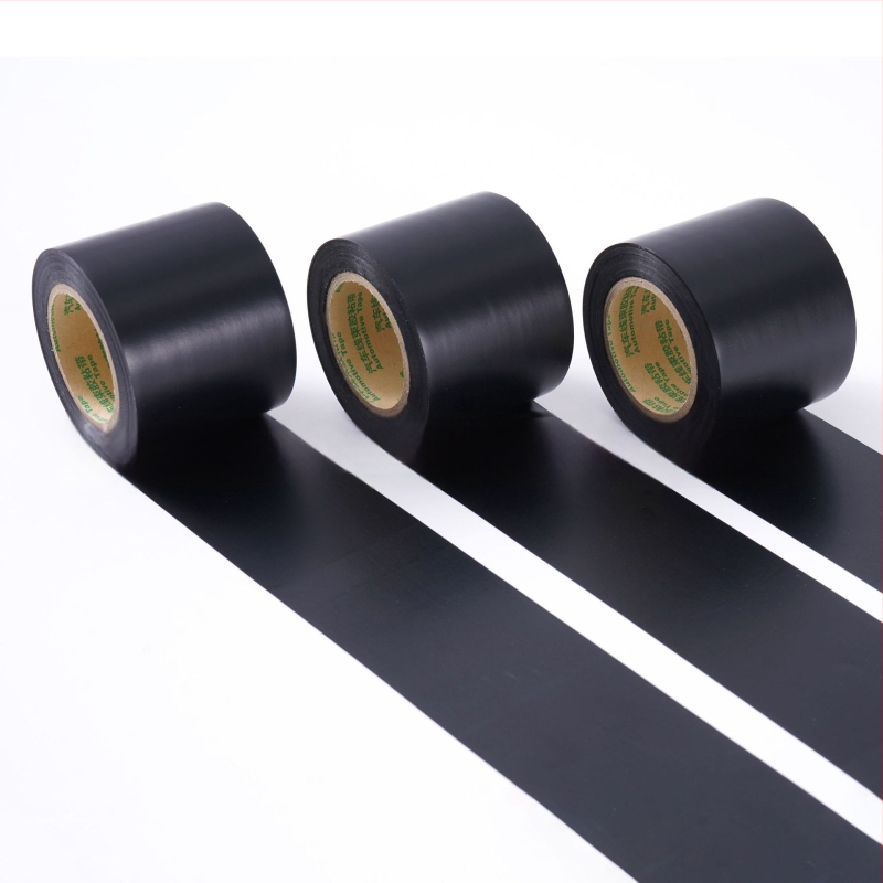 Bandă PVC pentru conducte electrice și țevi de canalizare, neagră, 50 mm x 20 m