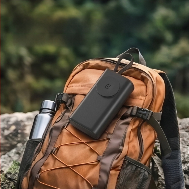 Power bank mini certificat 3C, 5000mAh, compact și ușor de purtat în buzunar, tail plug, calitate inteligentă