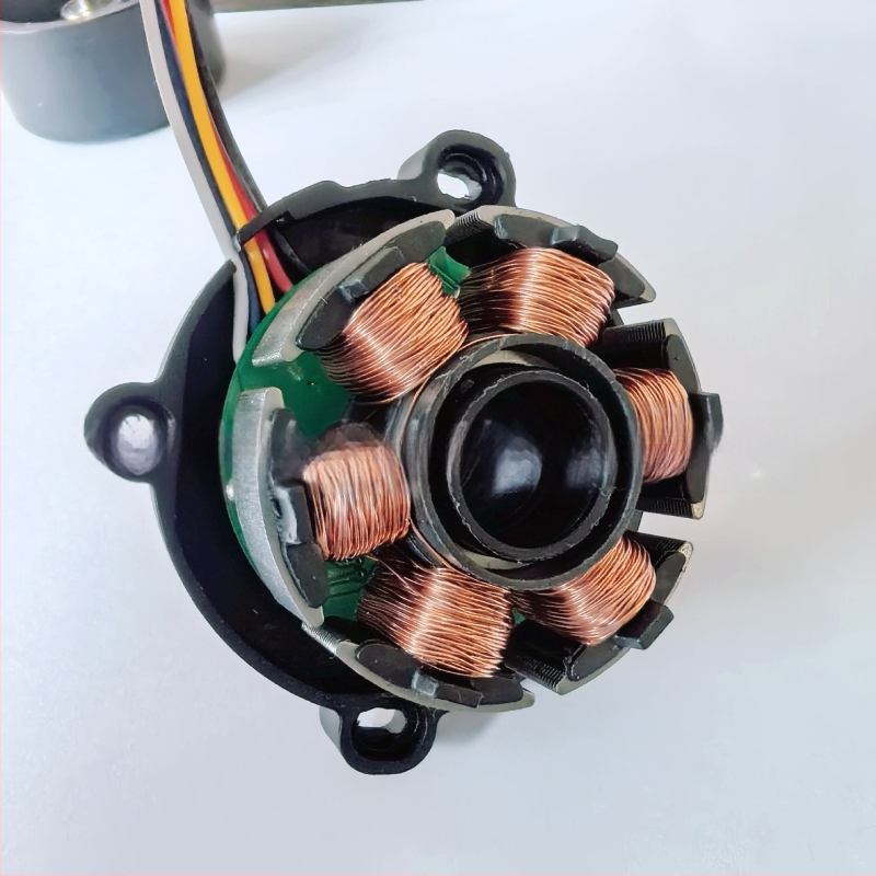 MRD5035BH motor brushless 24V DC cu rulmenți cu bile – motor silențios cu reducere de transmisie pentru ventilator de podea