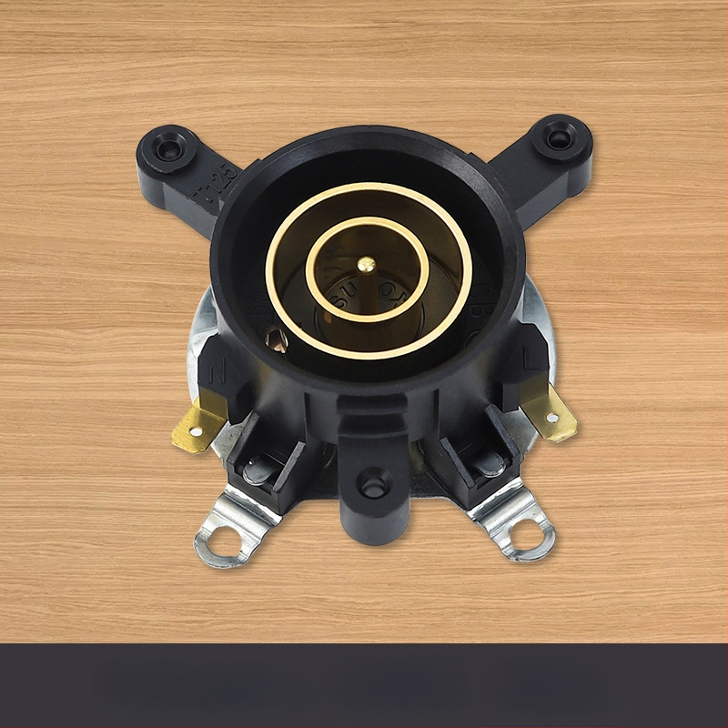 Bază pentru fierbător electric cu control dual al temperaturii, conector și soclu