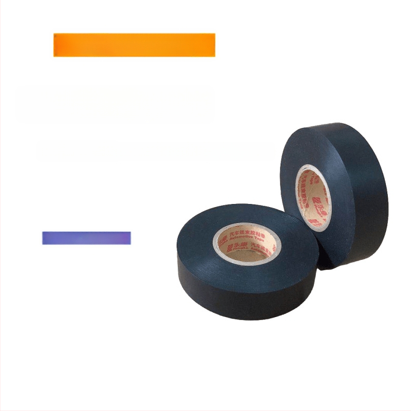 Bandă PVC Yongle FC180 pentru fire auto, temperatură înaltă, izolație îngroșată, adeziv puternic, neagră, 20 m lungime, lățime 10–50 mm