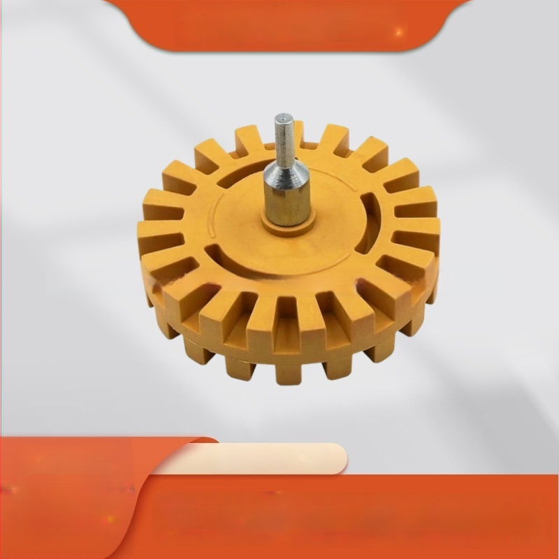 Disc pneumatic pentru îndepărtarea adezivului și roată de polizare din cauciuc pentru autocolante auto