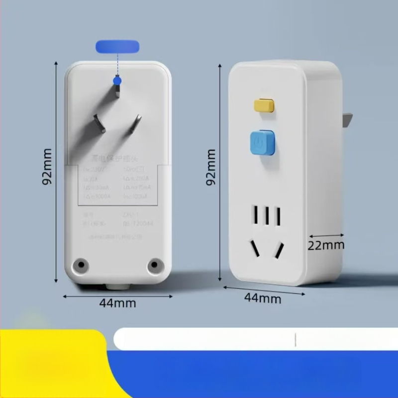 Priză de protecție împotriva curentului de scurgere pentru boilere de apă și aparate de aer condiționat, protecție priză 10A/16A, certificat 3C
