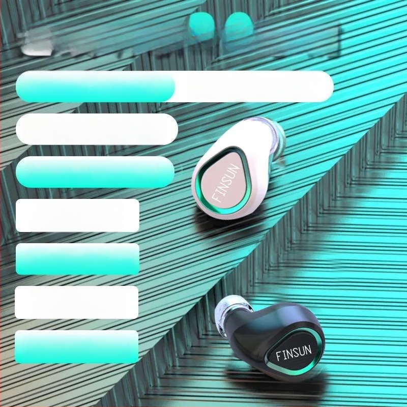 VanSeini căști Bluetooth in-ear mini, sport, mono, cu autonomie lungă a bateriei