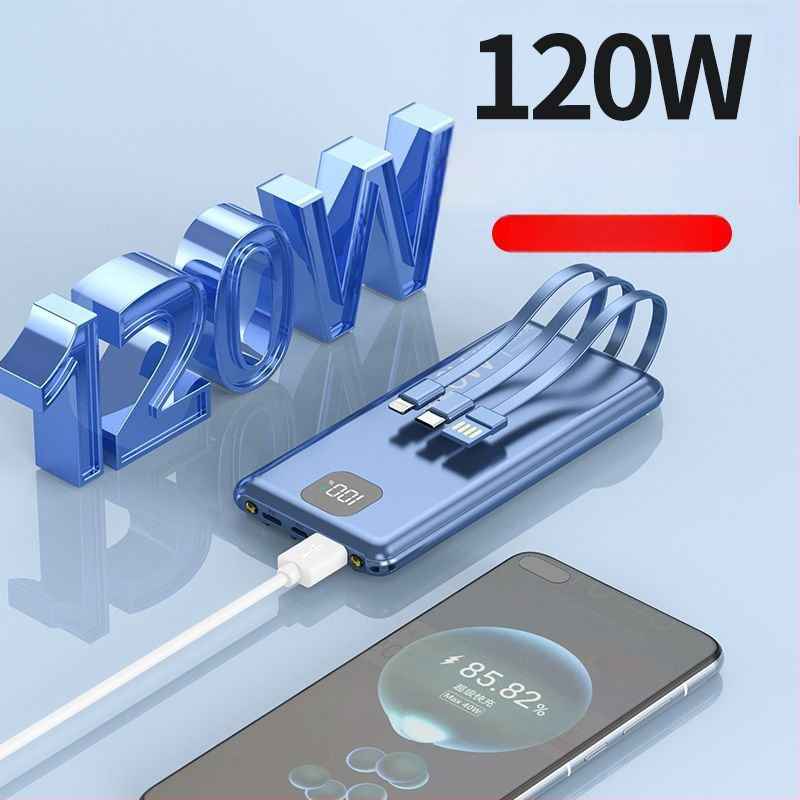 Power Bank certificat 3C, încărcare super rapidă de 120W, capacitate 20000mAh, baterie portabilă cu logo personalizat