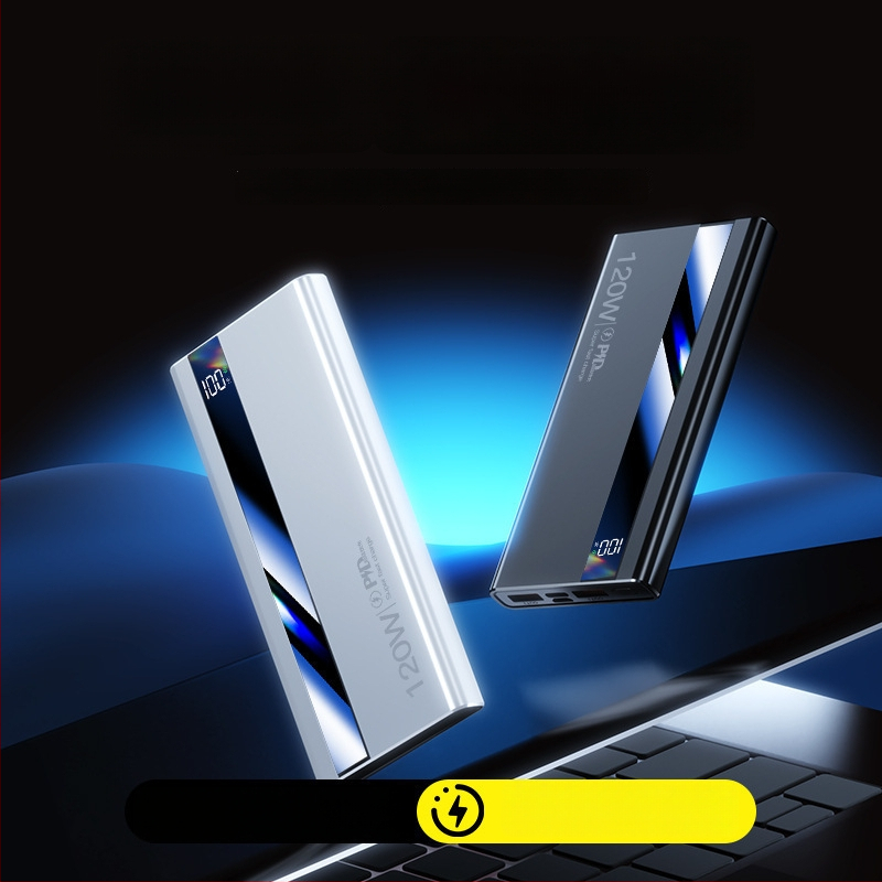 Power bank certificat 3C, 120W, încărcare ultrarapidă, 20000mAh, portabil, cu logo imprimat