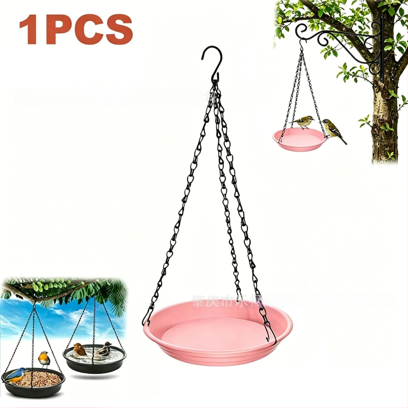 Suport de plante montat pe perete pentru grădină, cu vază decorativă pentru hrănitoare de păsări, clopoței de vânt, lampă de grădină suspendată și depozitare