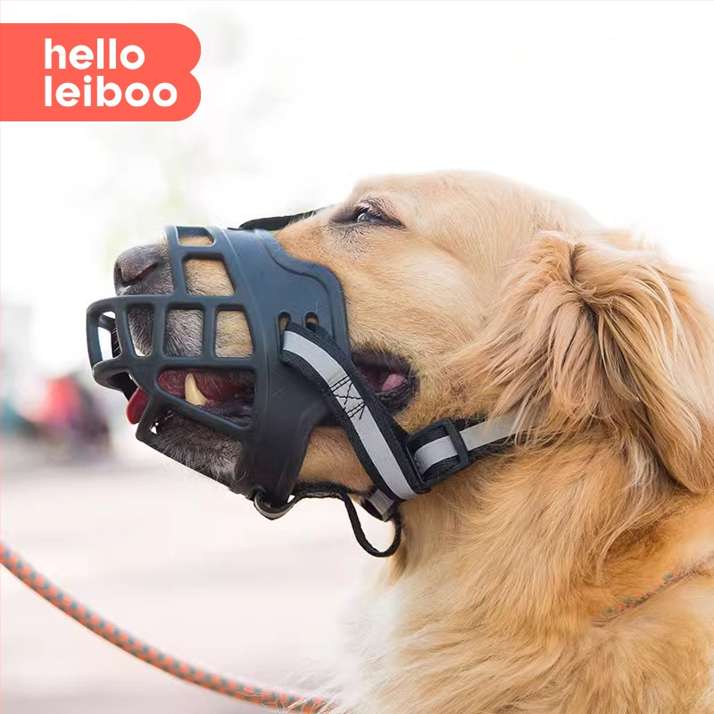 Botieră de cauciuc pentru câini, pentru rase medii și mari – anti-mușcare, anti-lătratul și prevenire a mâncării, botieră pentru Golden Retriever