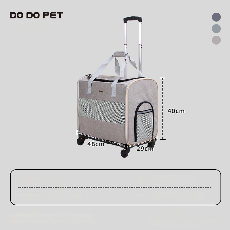 Dodopet Geantă de călătorie pentru animale — Transporter pliabil pentru pisică și carrier pentru câine montat în mașină