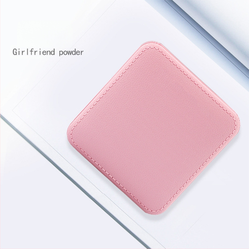 Power bank mini cu textură din piele sintetică, 10000mAh, imprimare cu logo