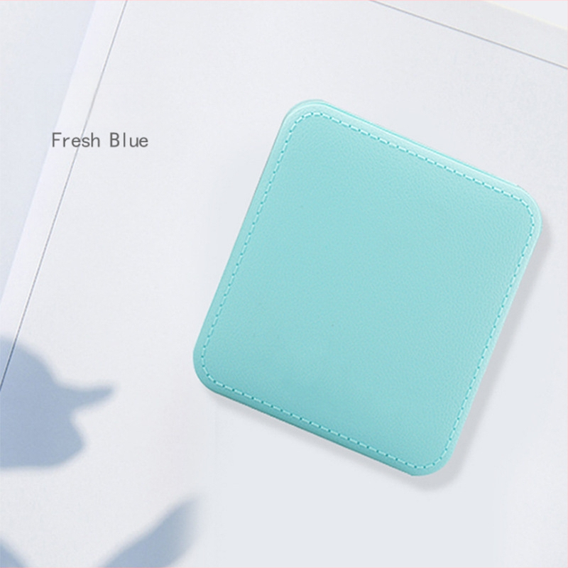 Power bank mini cu textură din piele sintetică, 10000mAh, imprimare cu logo