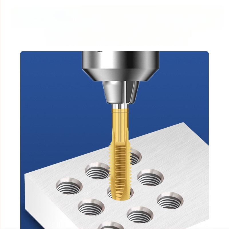 Filetator placat cu titan, înaltă rezistență pentru oțel inoxidabil 304, dimensiuni M3 M4 M5 M6 M8 M10 M12