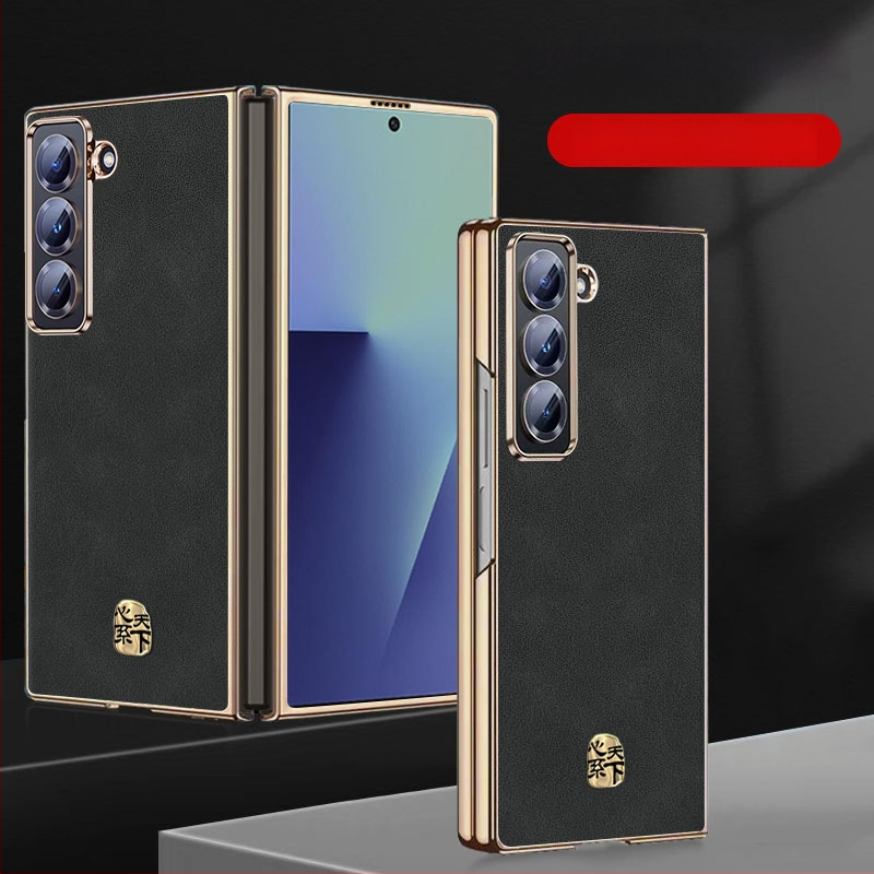 Carcasă pentru Samsung W25 SM-W9025, capac flip rabatabil, stil chinezesc, textură din piele de înaltă calitate