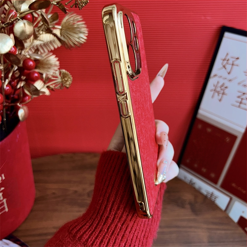 Carcasă Oppo Reno 15 Pro – husă de protecție, piele premium PLV110, stil Anul Nou Chinezesc, unisex