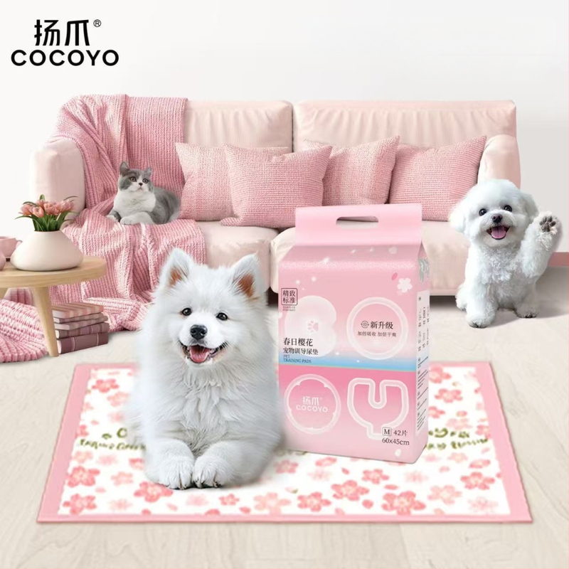 Cocoyo Sakura Primăvară – Covorașe de antrenament pentru câini, absorbție dublă