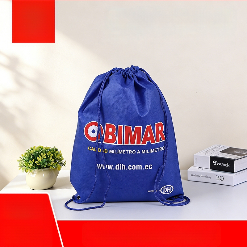 Geantă din material nețesut cu șnur pentru depozitarea încălțămintei, rezistentă la umiditate și praf, logo personalizabil
