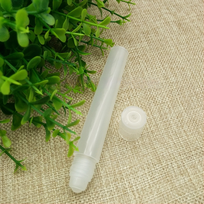 Sticluță din sticlă cu roller 10 ml, transparentă, pentru cosmetice — dimensiune de călătorie pentru esențe și parfum