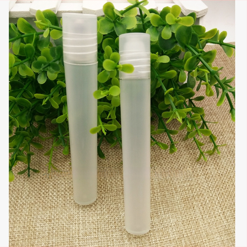 Sticluță din sticlă cu roller 10 ml, transparentă, pentru cosmetice — dimensiune de călătorie pentru esențe și parfum