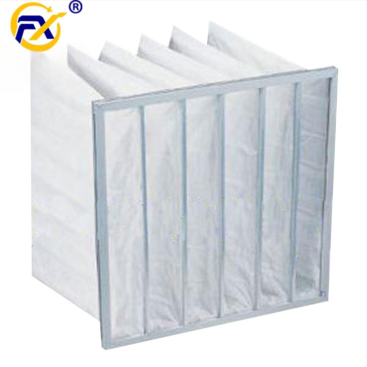 Filtru tip sac F9, eficiență medie, pentru purificarea aerului în sistemele HVAC