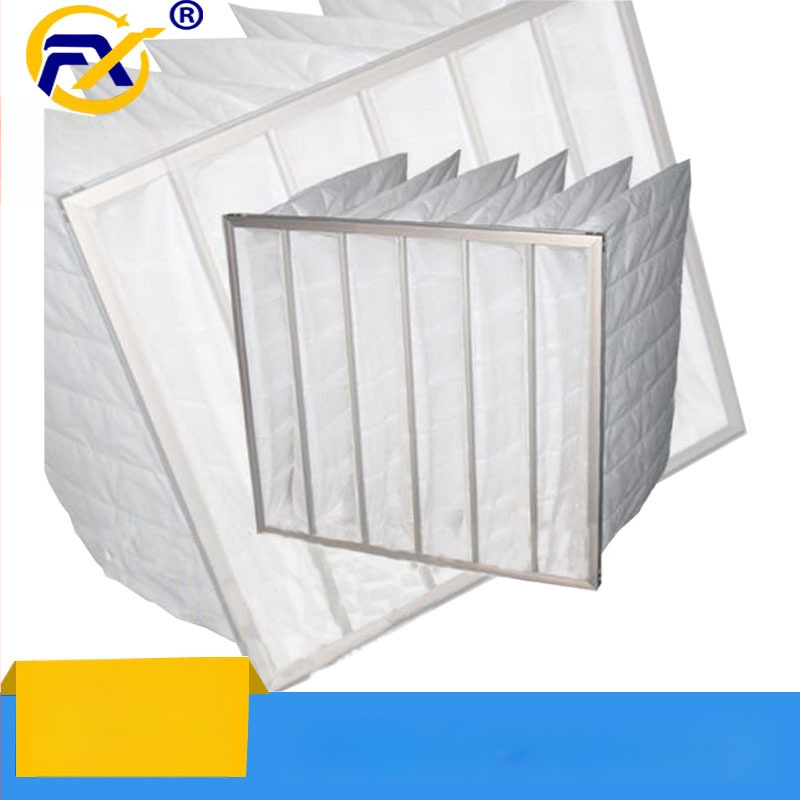 Filtru tip sac F9, eficiență medie, pentru purificarea aerului în sistemele HVAC