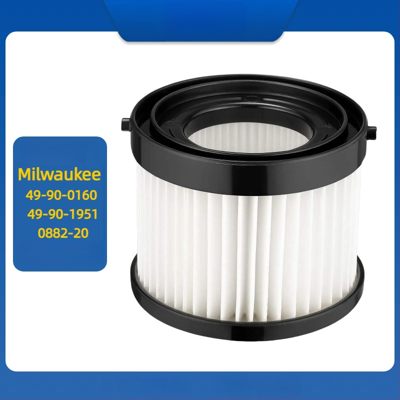 Filtru pentru praf pentru aspirator Milwaukee 49-90-0160/0882-20
