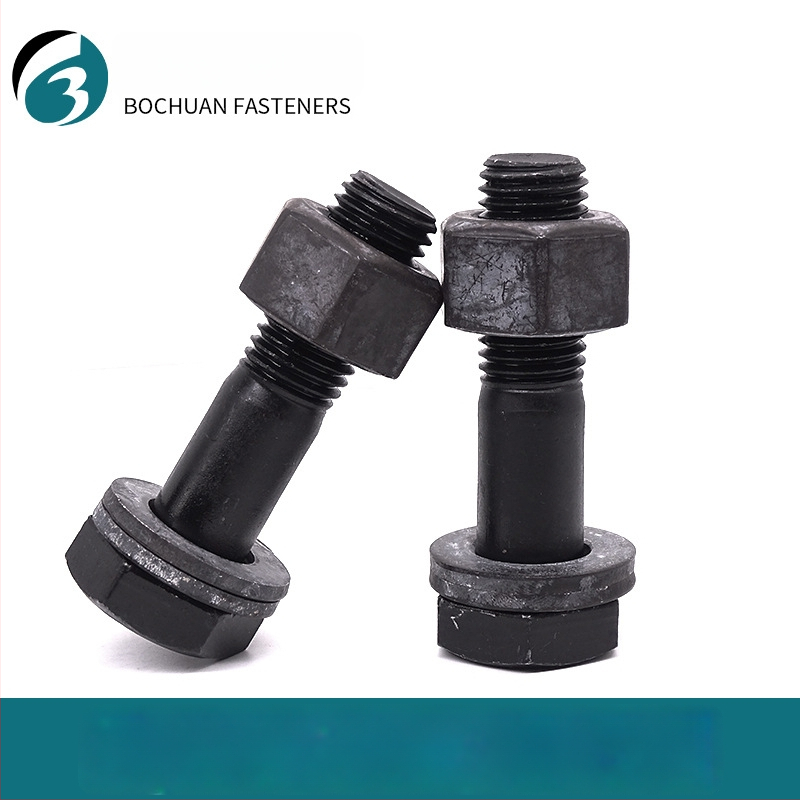 Șurub GB1228 pentru structuri din oțel, cap hex mare, înaltă rezistență, clasa 10.9