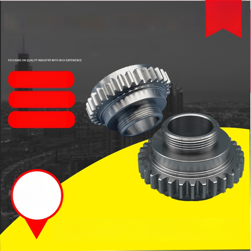 Pinion cilindric din oțel inoxidabil 304, piese de transmisie industriale, dinți drepți, transmisie de înaltă precizie