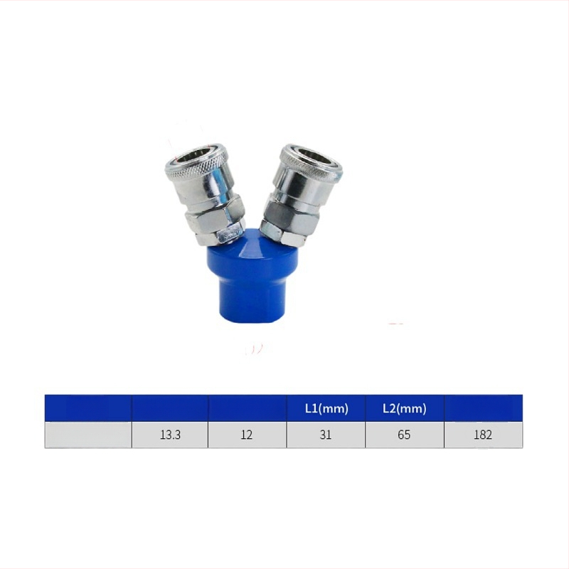 Conector rapid tip C cu push-in pentru pneumatice; tee rotund, tee cu două căi și tee drept; conectori cu auto-blocare SMY SMV; componente pneumatice